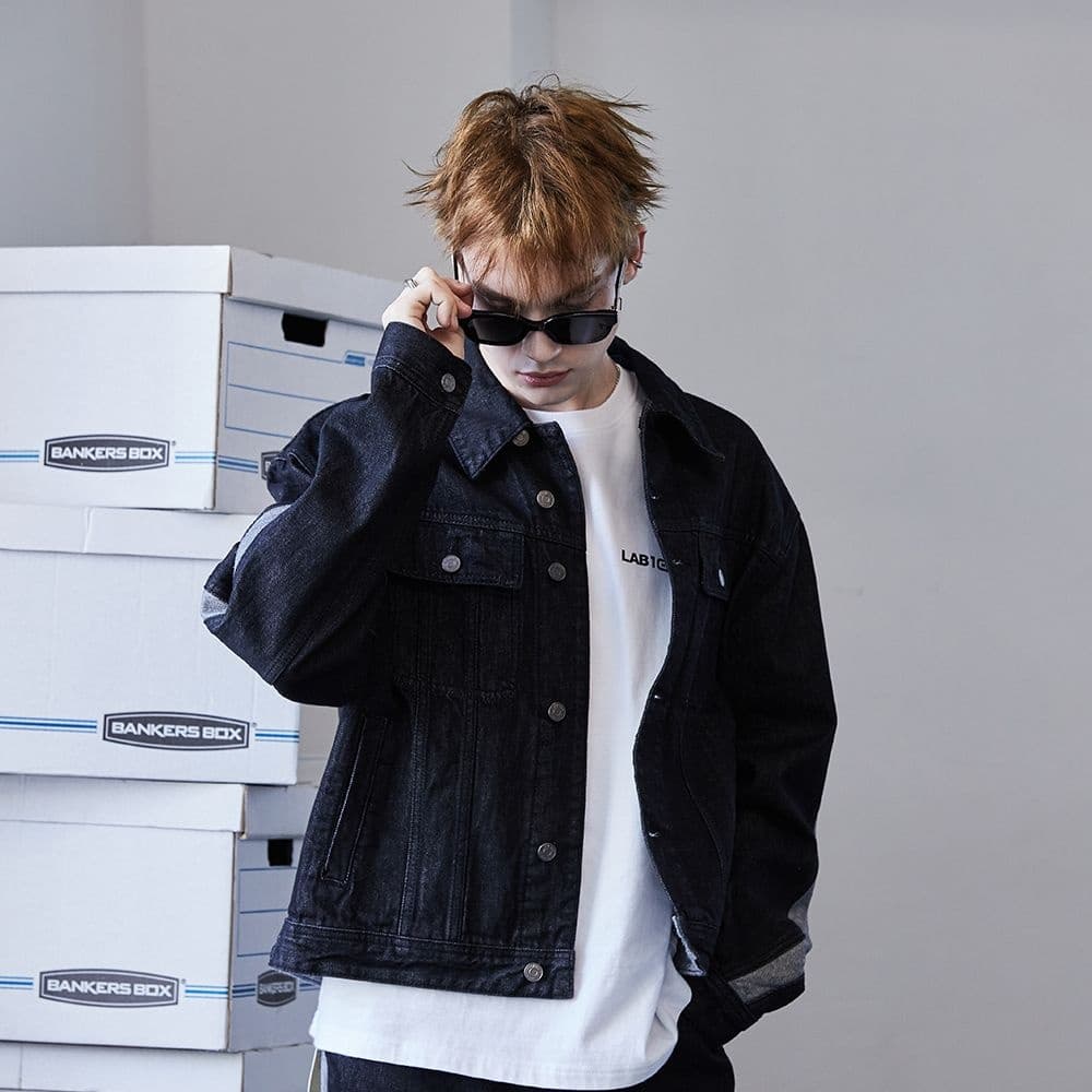 LAB101 생지 스트레이트 데님