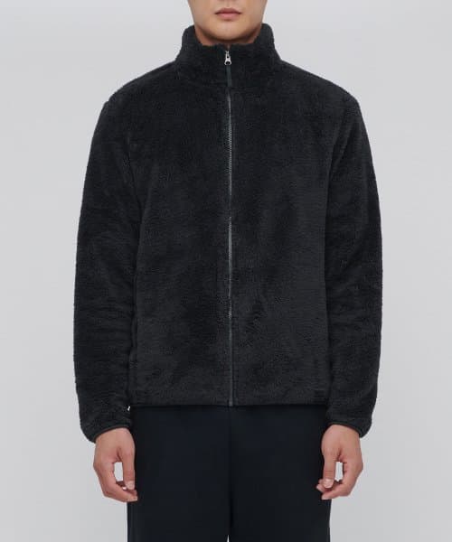 무신사 스탠다드 샤기 플리스 집업