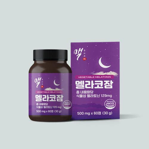 올바른맥 멜라코잠 500mg x 120정