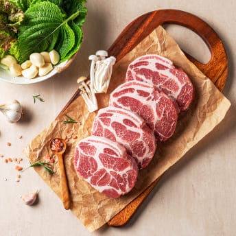 국내산 돼지 목살 1kg (구이용/수육용)