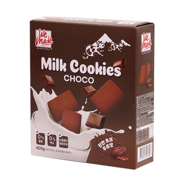 위메이드 밀크쿠키 초코맛 10g 40개입 1박스