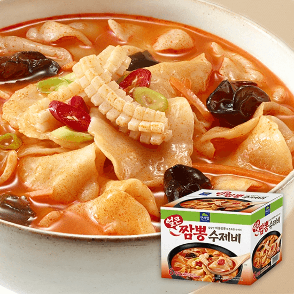 면사랑 얼큰짬뽕수제비 197g x 6인분