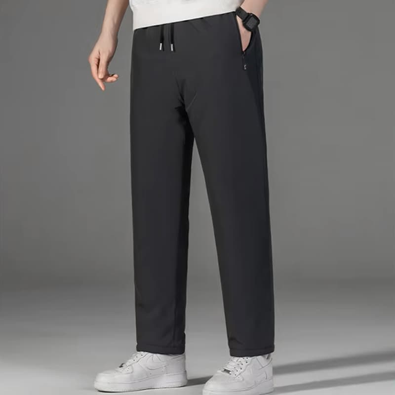 겨울 방한 보일러 양털 일자 패딩 팬츠